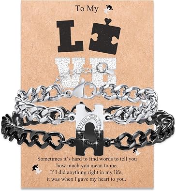 Pinky Promise Bracelet, Pulseras Para Parejas Distance Friendship Matching Bracelets for Couples Best Friends