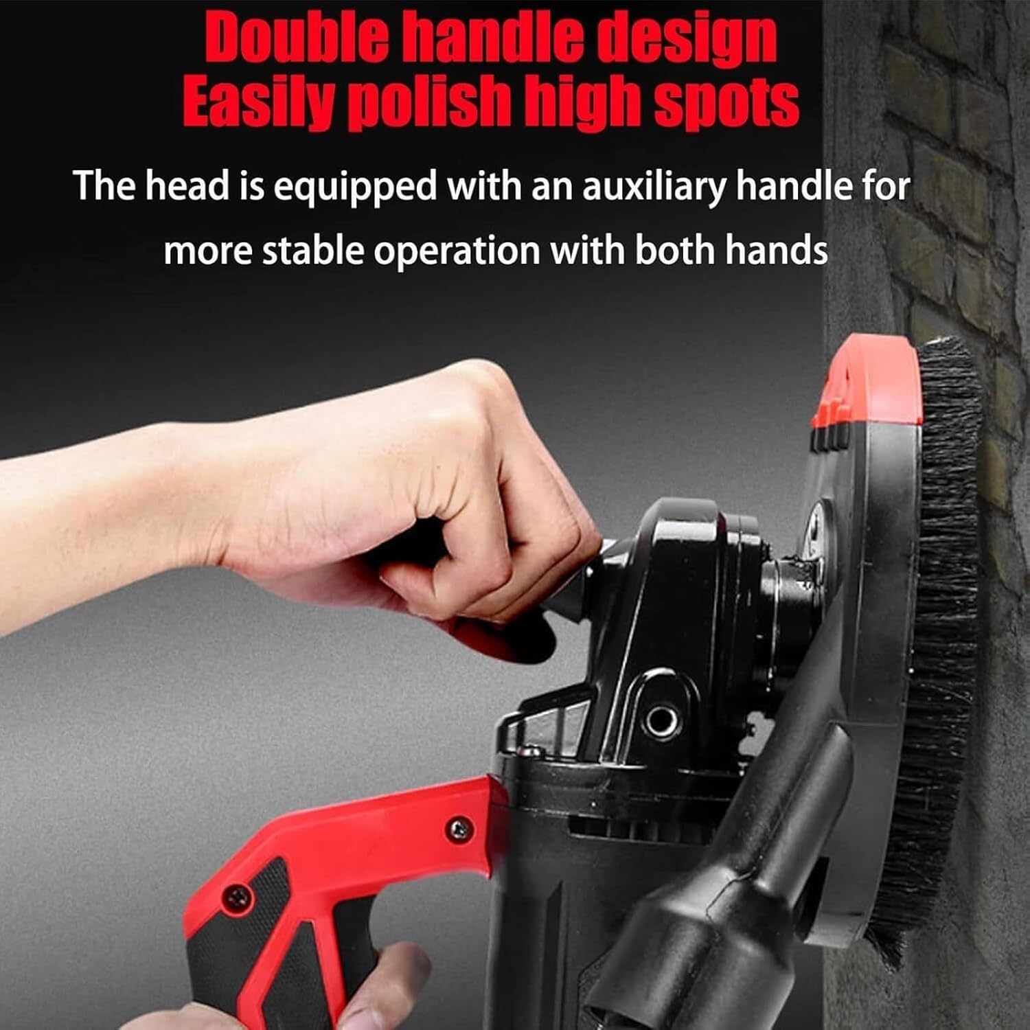 Multifunctional Concrete Grinding Machine, Electric Wall Planer with Storage Box, 6 Speed Adjustment, 5.9inch Grinding Disc