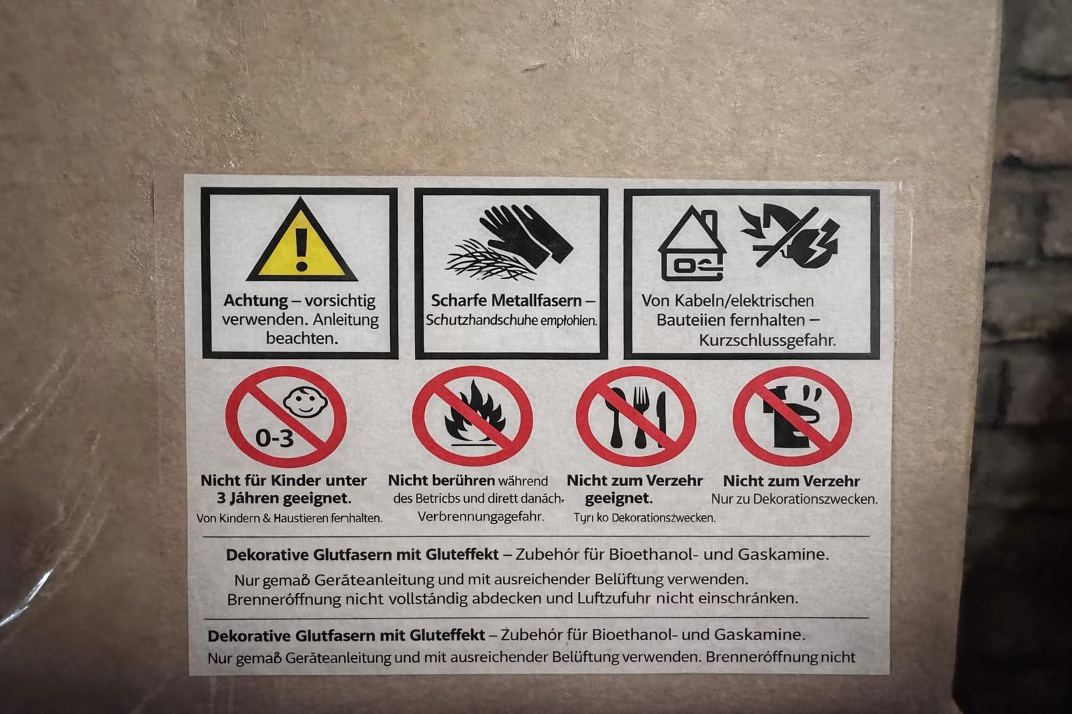 Glutfasern für Biokamin Zubehör Bio- Ethanol- und Gaskamine glühende Fasern Leuchteffekt hitzebeständig direkt ins Feuer Gluteffekt ohne Rauch und Geruch 1 Gramm