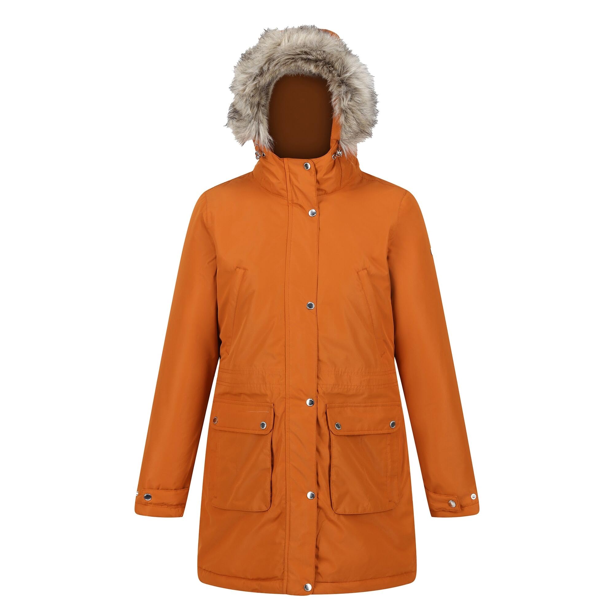 Regatta Women's Burnt Orange Voltera Waterproof Heated Jacket In | Size: 16