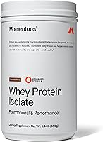 Vista 10 de Momentous Essential - Proteína de suero en polvo alimentada con pasto – 0.71 oz de proteína aislada de suero – Certificado NSF para deporte – Sin