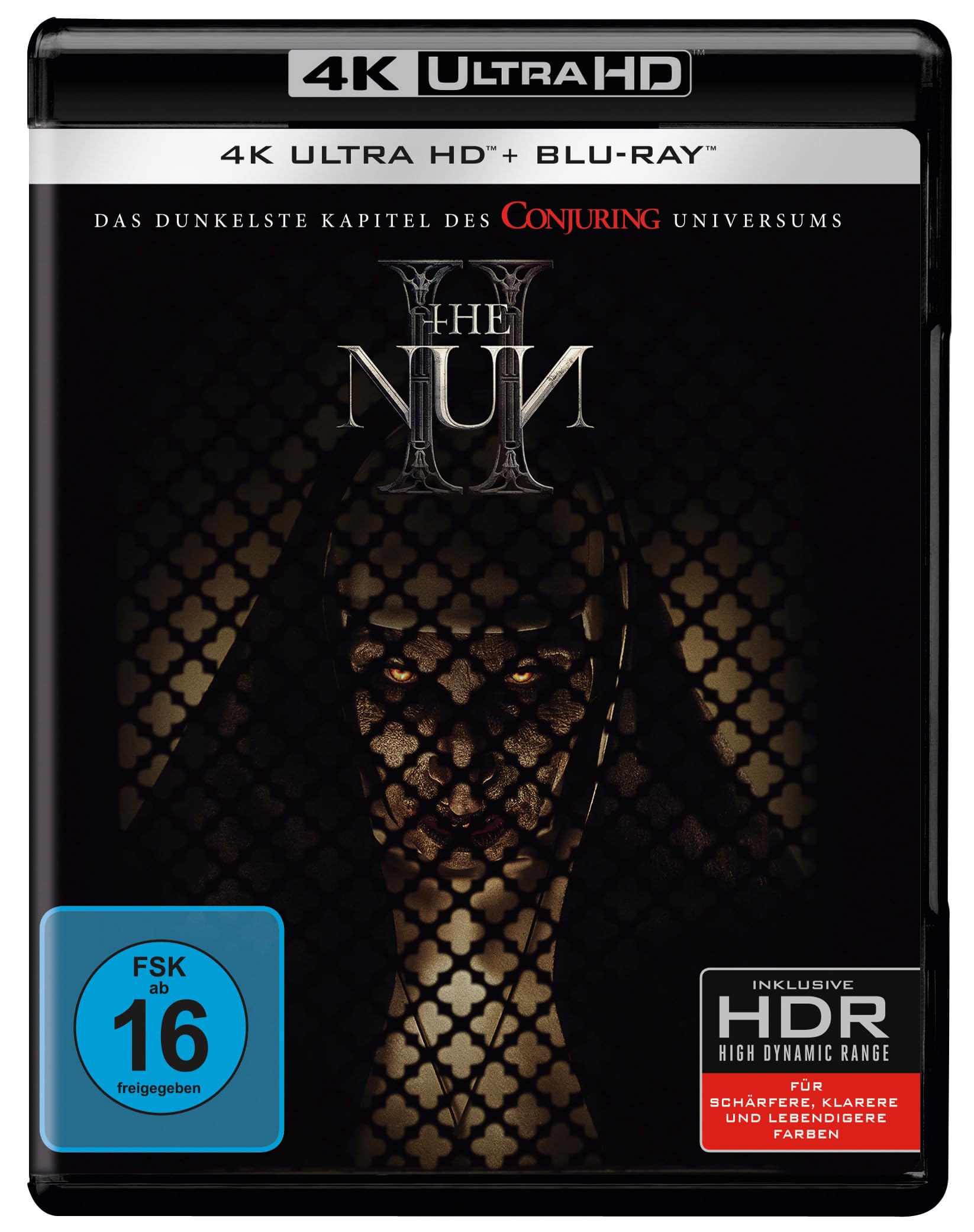 The Nun II película de terror en formato físico de alta definición