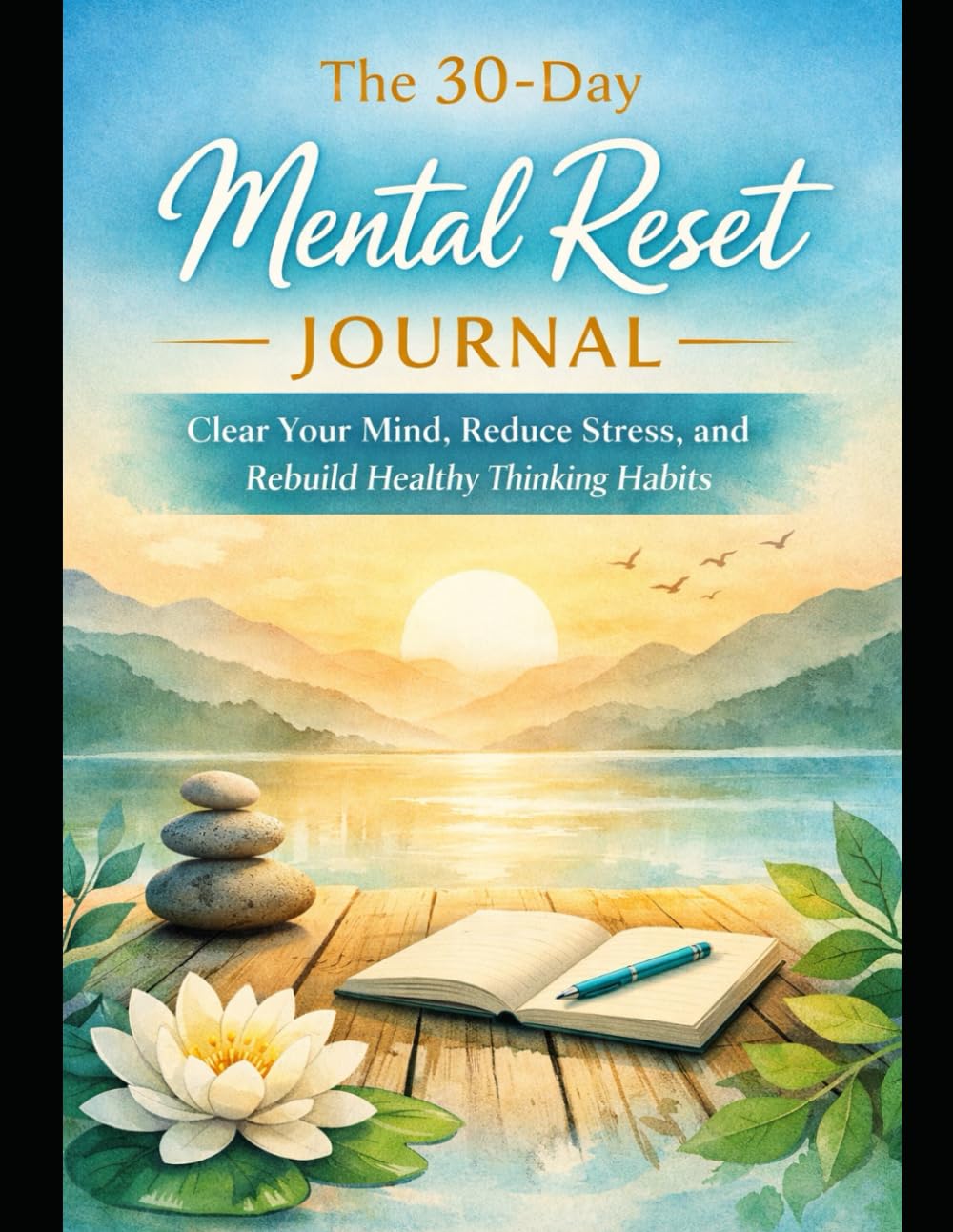 The 30-Day Mental Reset Journal: Clear Your Mind, Reduce Stress, and Rebuild Healthy Thinking Habits (Mental Wellness & Emotional Health)