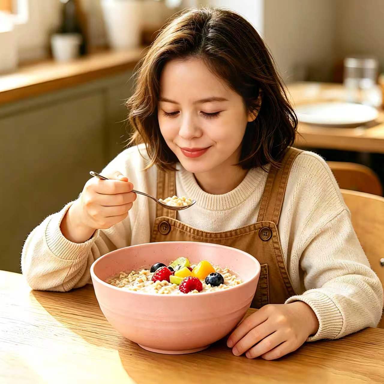 DUOLUV Unbreakable Wheat Straw Bowls - FREE SHIPPING -4 DUOLUV Unbreakable Wheat Straw Bowls - FREE SHIPPING -4