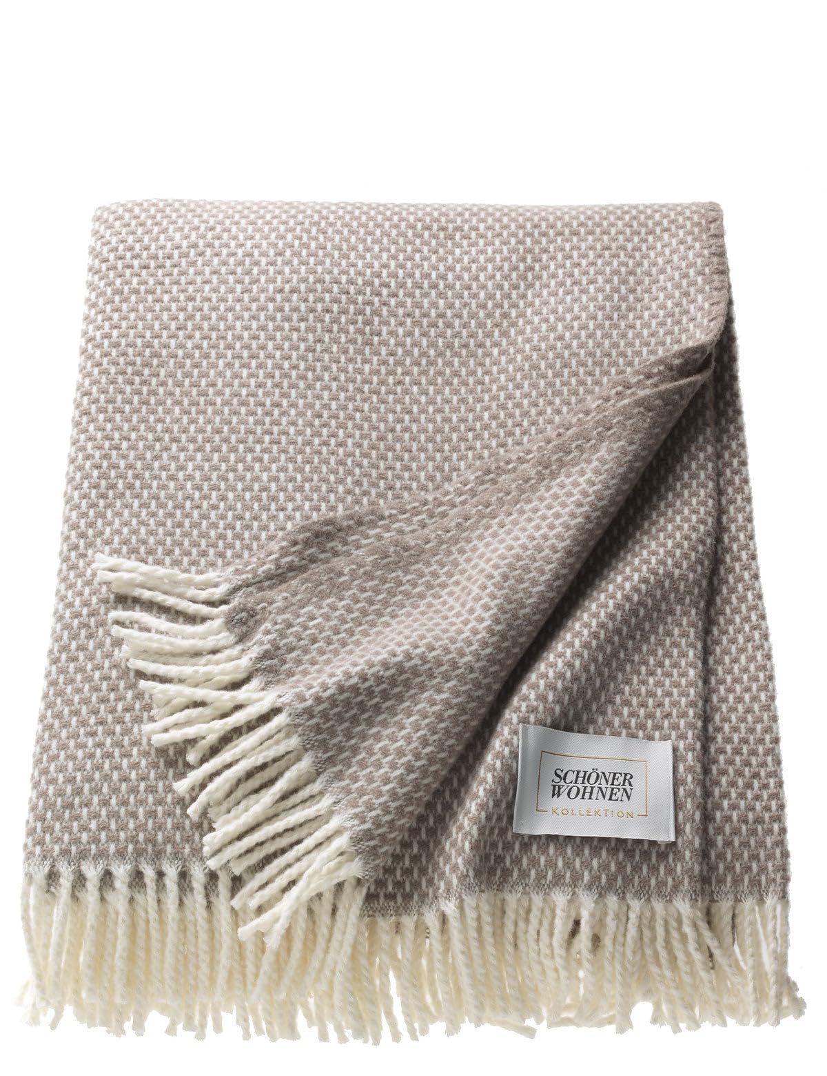Schöner Wohnen Kollektion Zen Plaid Colcha 140 x 200 cm • Manta suave y lavable beige • Colcha de cama