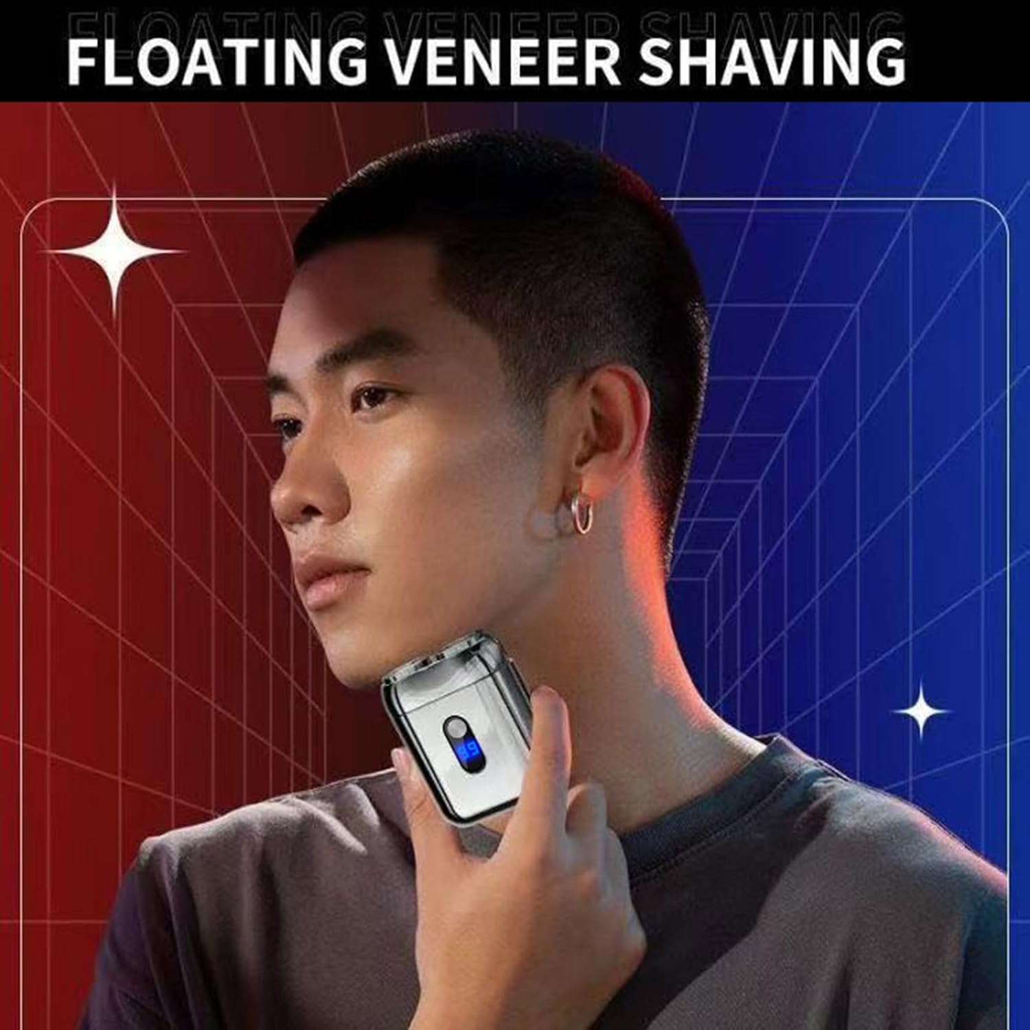 Friendly Twin Head Electric Shaver with Charging Fully Washable Beard Trimmer for Busy Professionals Portable Electric Shaver