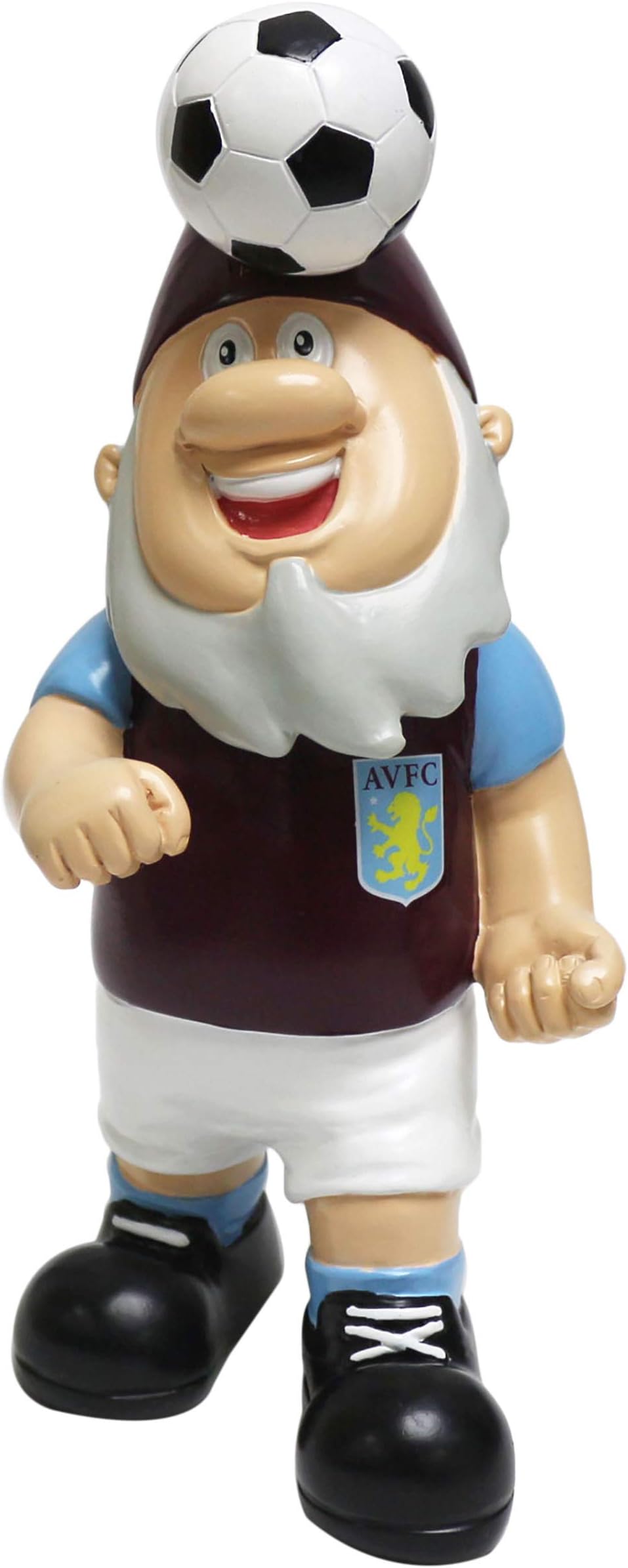 Aston Villa FC EPL Header Ball Garden Gnome 20cm