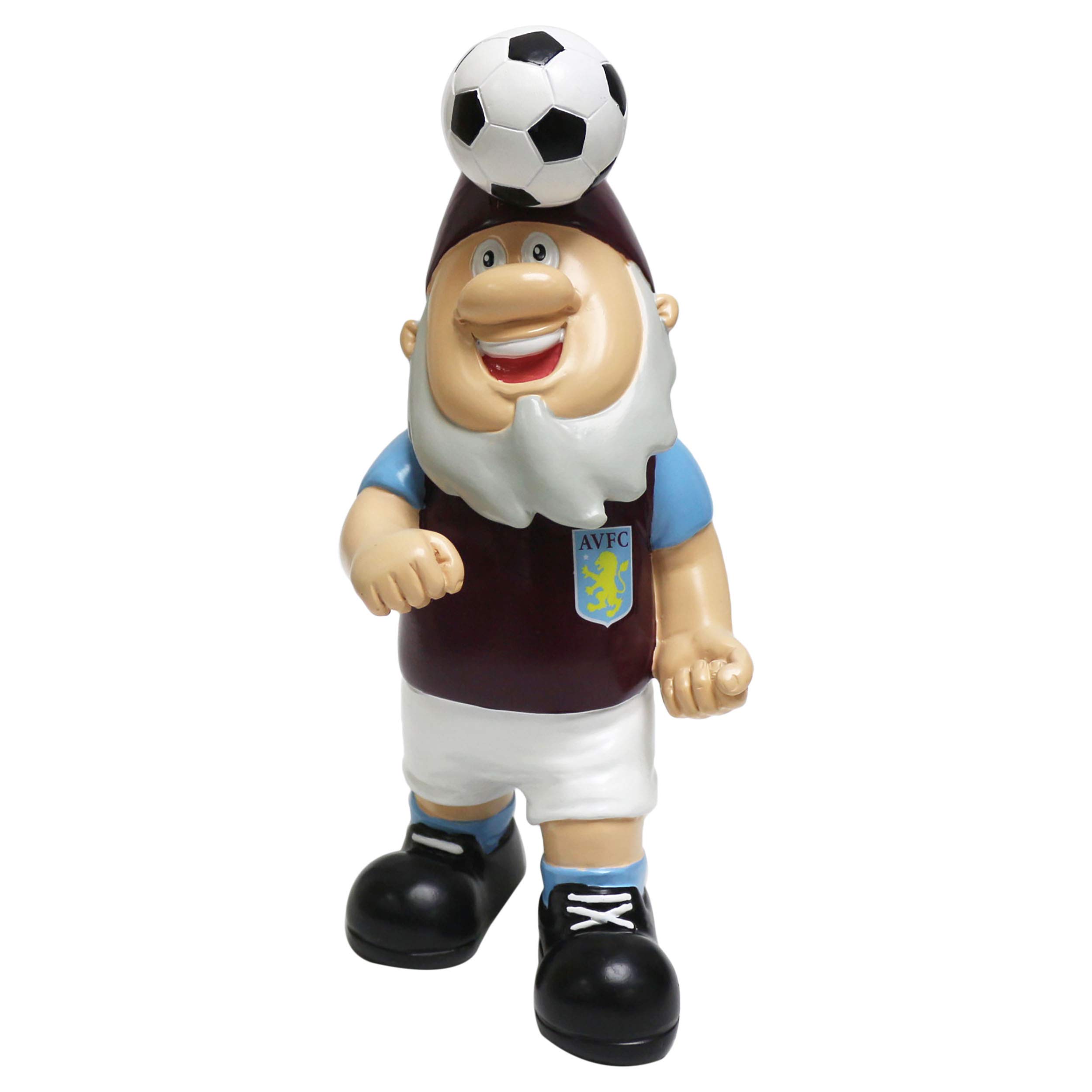 Aston Villa FC EPL Header Ball Garden Gnome 20cm