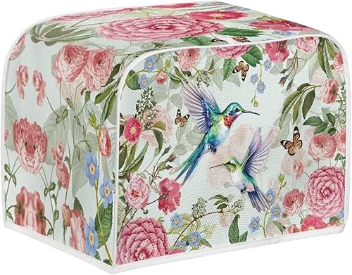 Miniatura 40 de Dolyues Cubierta para tostadora con estampado de pollo, 4 rebanadas, cubiertas para electrodomésticos pequeños de cocina, protección contra el polvo