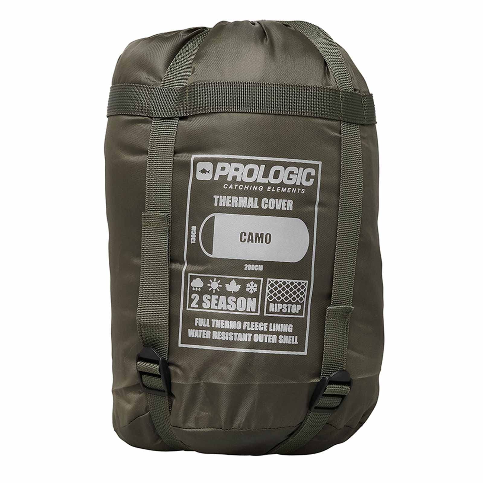 Prologic Element Thermal Bed Cover Camo 200 x 130cm (incl. Carry Sack) | Sacco a Pelo