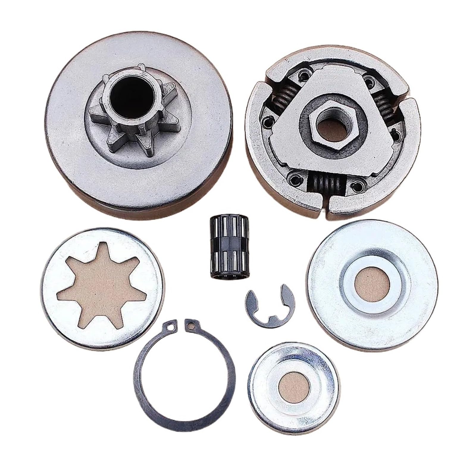 Kit roulement à aiguilles et tambour d'embrayage 3/8" 7T pour Stihl 038 MS380 MS381