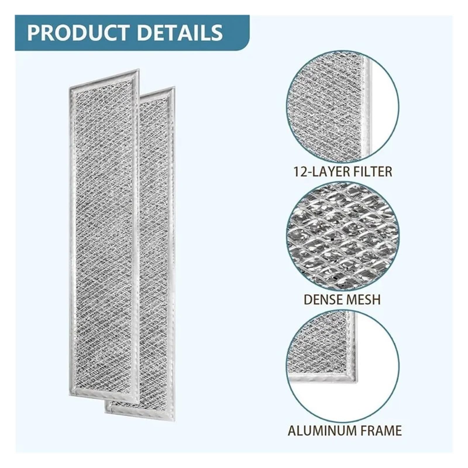 Filtro De Campana Extractora, Compatible Con GE, Campana Telescópica De Grasa De Malla JVB67H1BB JVB67H1WW ZVB36BH1BB JVB67H1CC De Repuesto