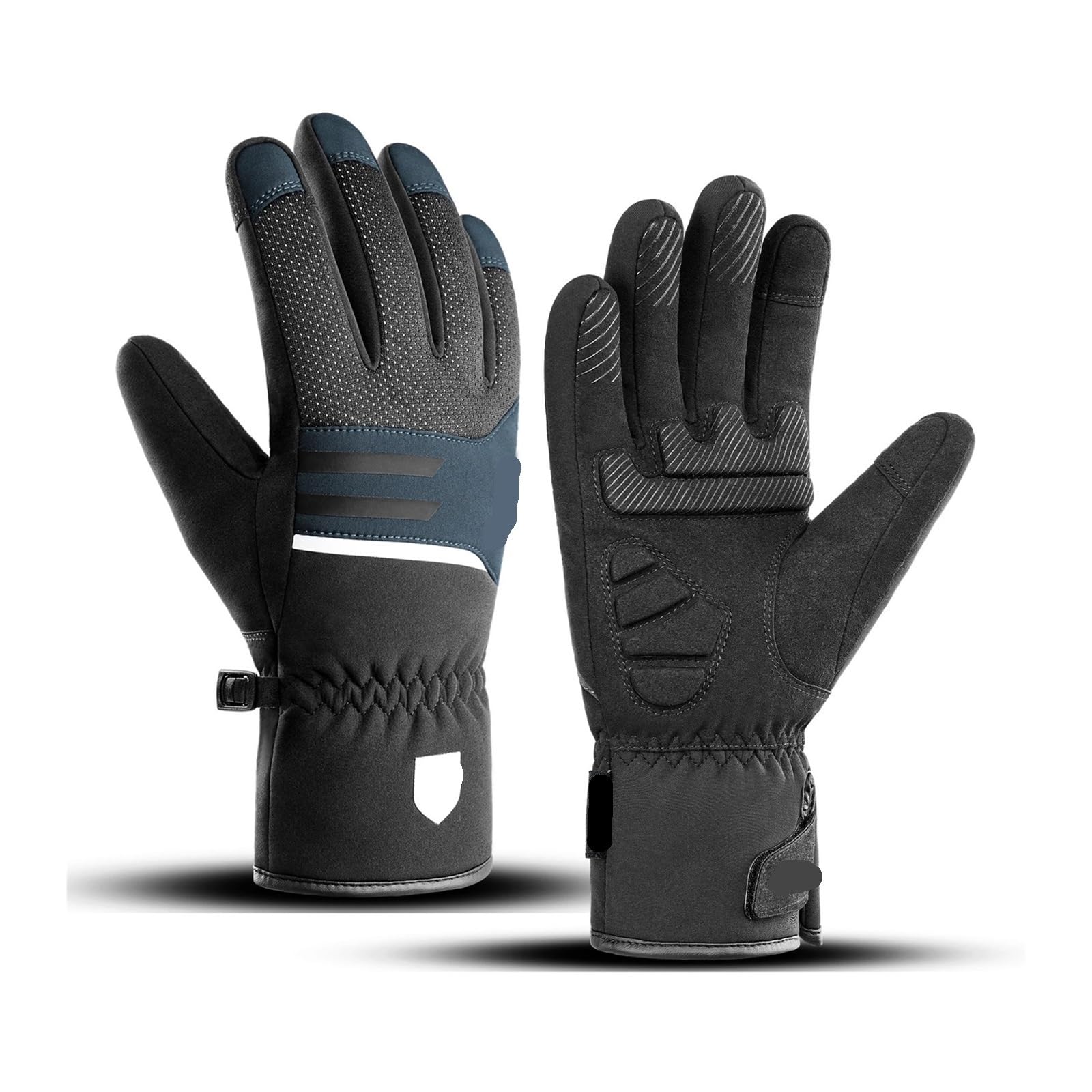 Guanti Invernali Uomo Uomini guanti ciclisti impermeabili invernali sportivi for esterni che corre in moto screen screen guanti non slittati senza slitta