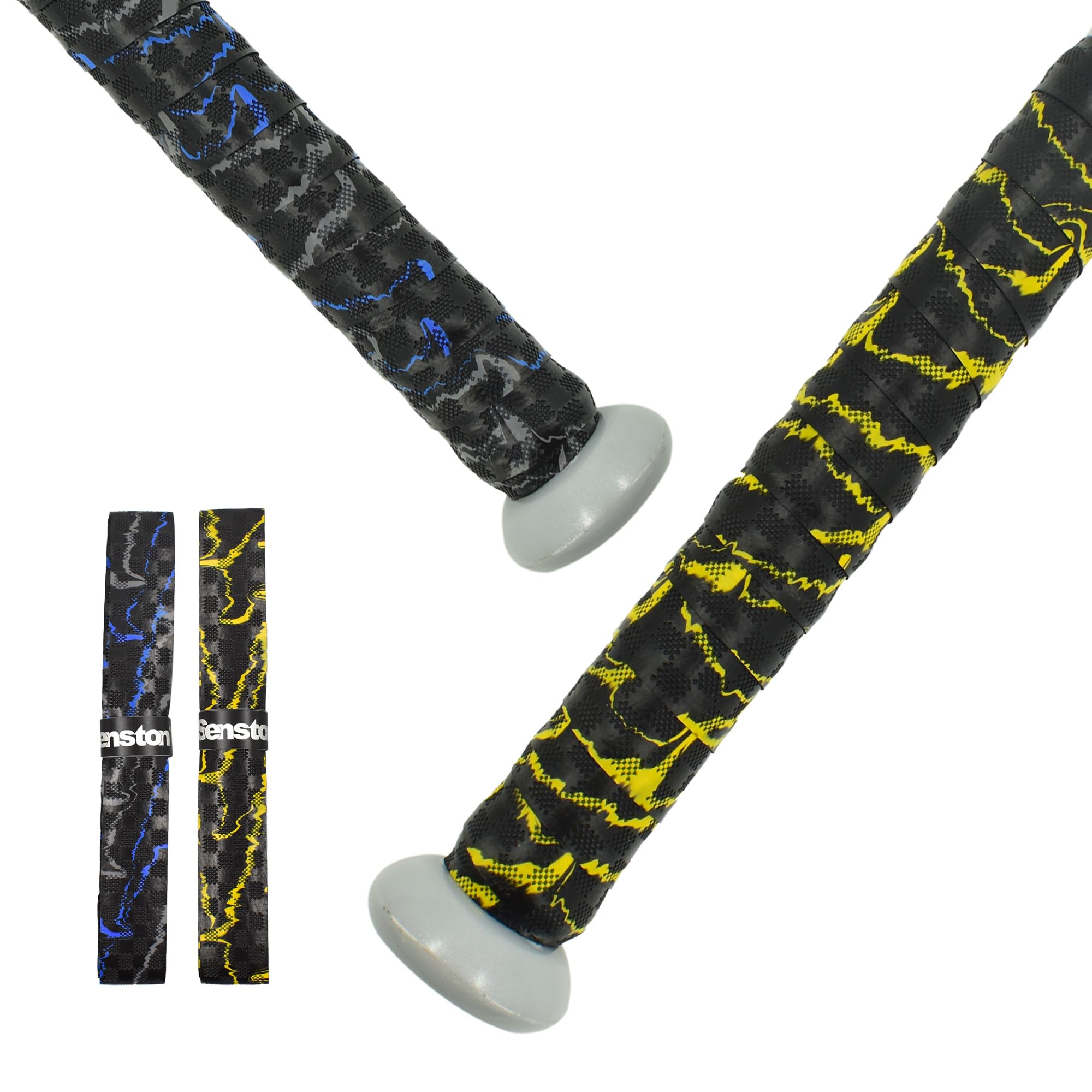 Senston Soft Softball Baseball Bat Grip Tape Hockey Bat Handle Wrap Grips Tapes