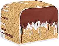 Vista 37 de Dolyues Cubierta para tostadora con estampado de pollo, 4 rebanadas, cubiertas para electrodomésticos pequeños de cocina, protección contra el polvo