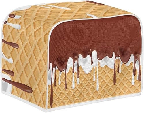 Miniatura 37 de Dolyues Cubierta para tostadora con estampado de pollo, 4 rebanadas, cubiertas para electrodomésticos pequeños de cocina, protección contra el polvo