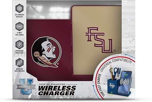 Miniatura 108 de SOAR NCAA - Soporte de carga inalámbrico unisex para teléfono celular y organizador de escritorio