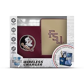 SOAR NCAA Wireless Cell Phone Charger and Desktop Organizer, Florida State Seminoles