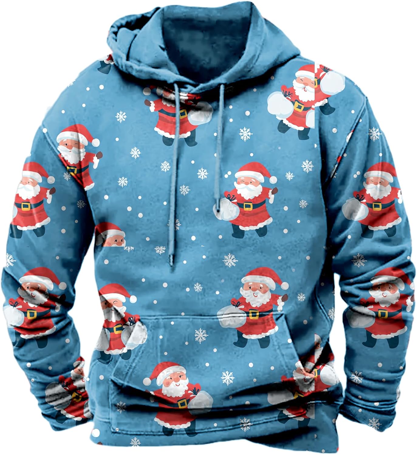 Western Men's Hoodies American Flag Pullover Comfort Casual Novelty Oversized Lightweight Hooded Sweatshirts