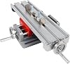 RATTMMOTOR XY Axis Slide Vise AB8303 Multifunction Cross Worktable Milling Machine Workbench Clamp, Stroke X Axis-180mm, Y Axis-50mm, Aluminum Alloy for Mill and Drill Press