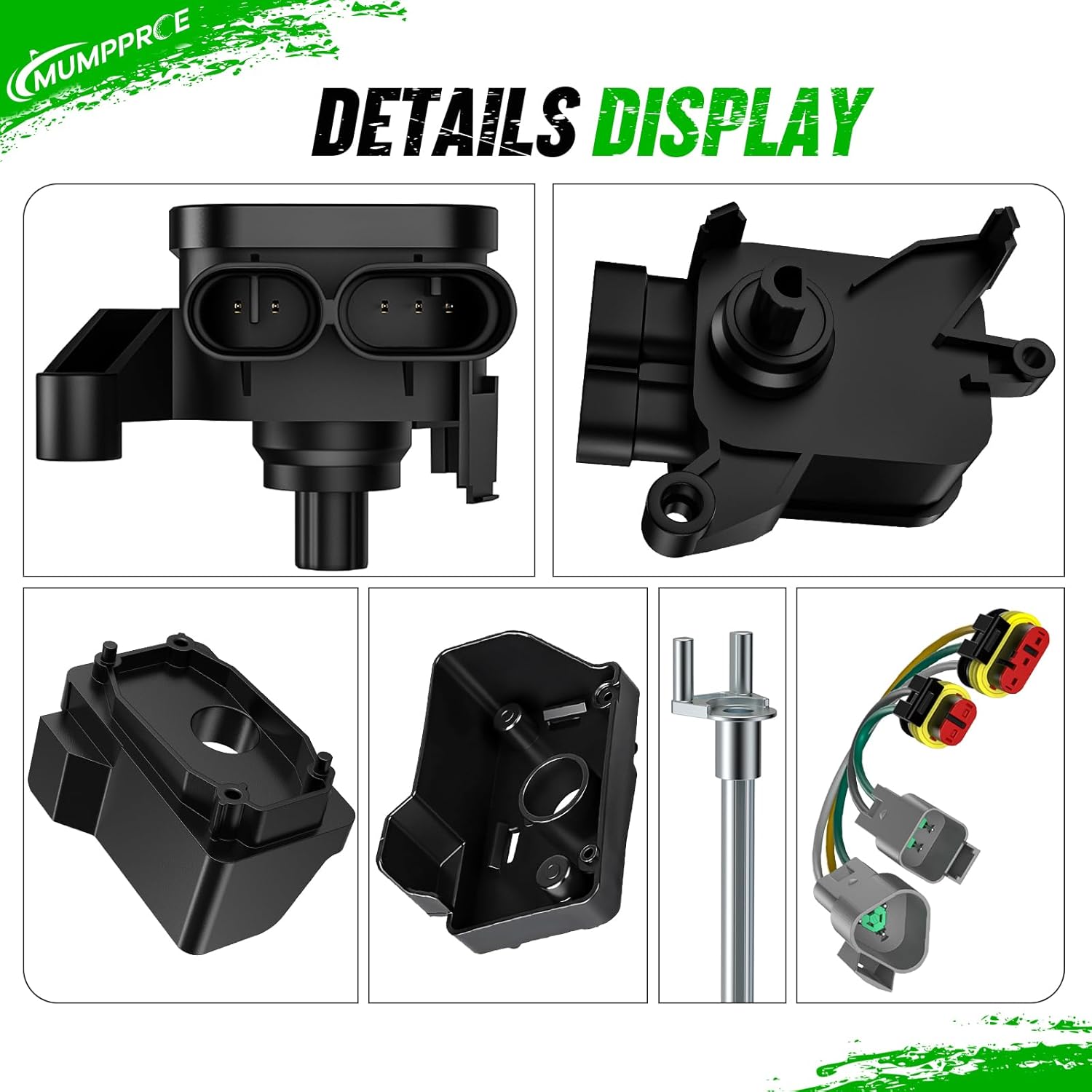 Club Car MCOR 4 Conversion Throttle Potentiometer, Golf Cart MCOR 4 Conversion Kit Fits Club Car DS, Carryall(2001-2011)&Tempo(2018-up), OEM# 105116301, AM293101, 102101101