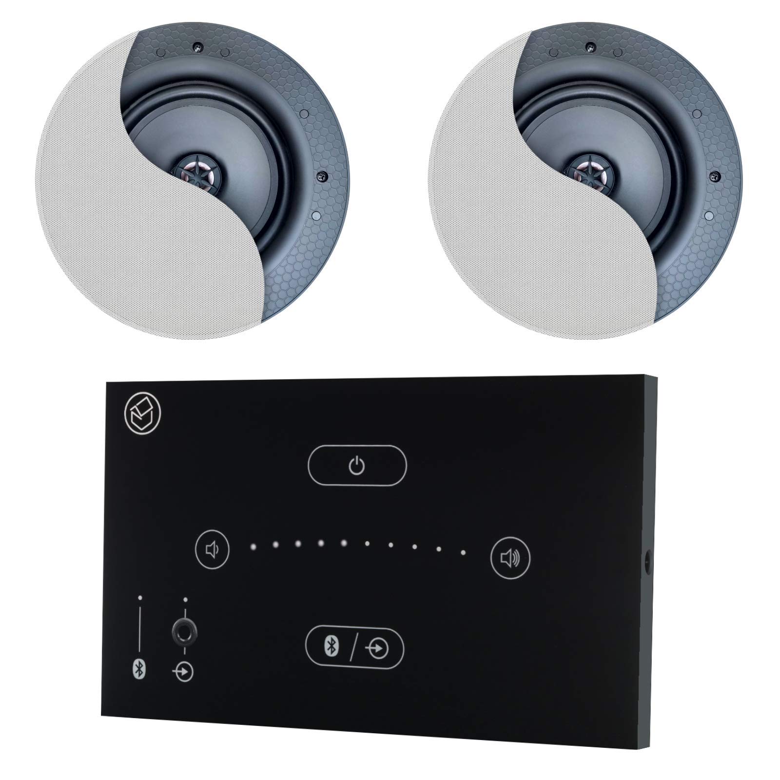 Systemline E50 Black Bluetooth Music System With 2x Premium