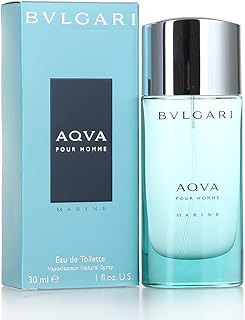 Aqua Marine Eau De Toilette Spray for Men, 1 Fl Oz