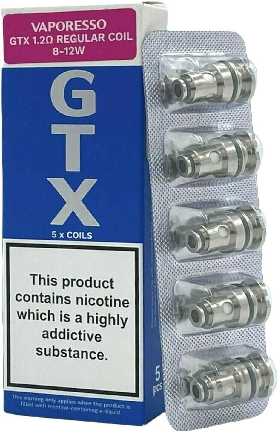 Vaporesso Target PM80 GTX Coils - 5 Pack [1.2ohm, Regular]