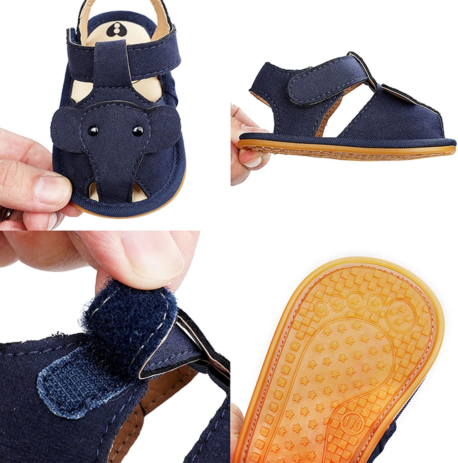 Beach Summer Girls Toddler Elephant Shoes Prewalker Sandals Baby Children Baby Saltwater Sandals for Girls