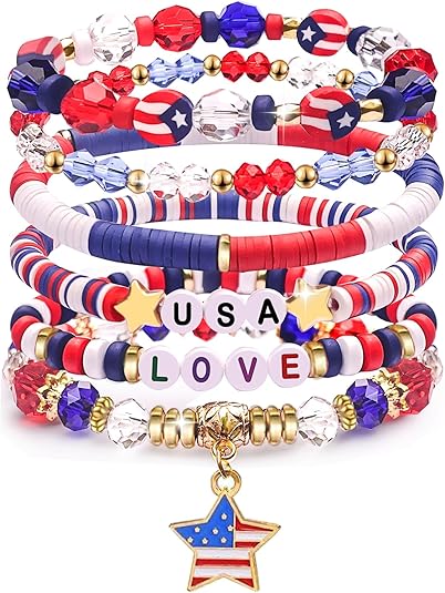 lakayfimily Independence Day Bracelet