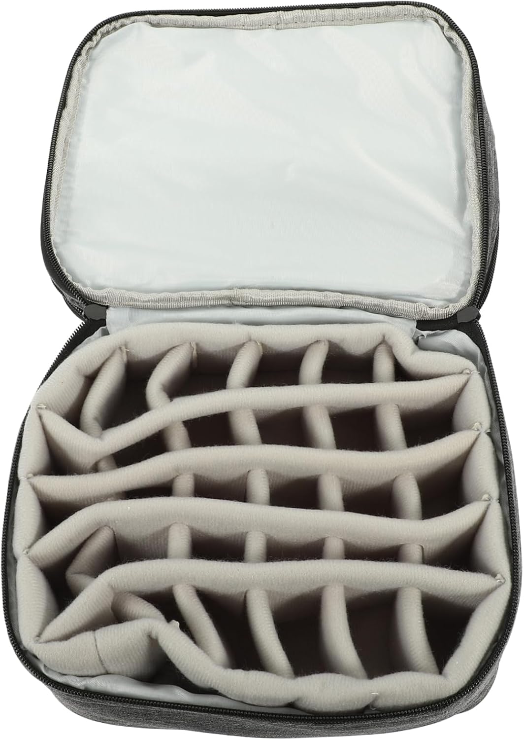 SAFIGLE Double Layer Nail Polish Organizer Bag Portable Essential Oil Case 30 Compartments for Travel and Storage for Nail Technicians and Home Use