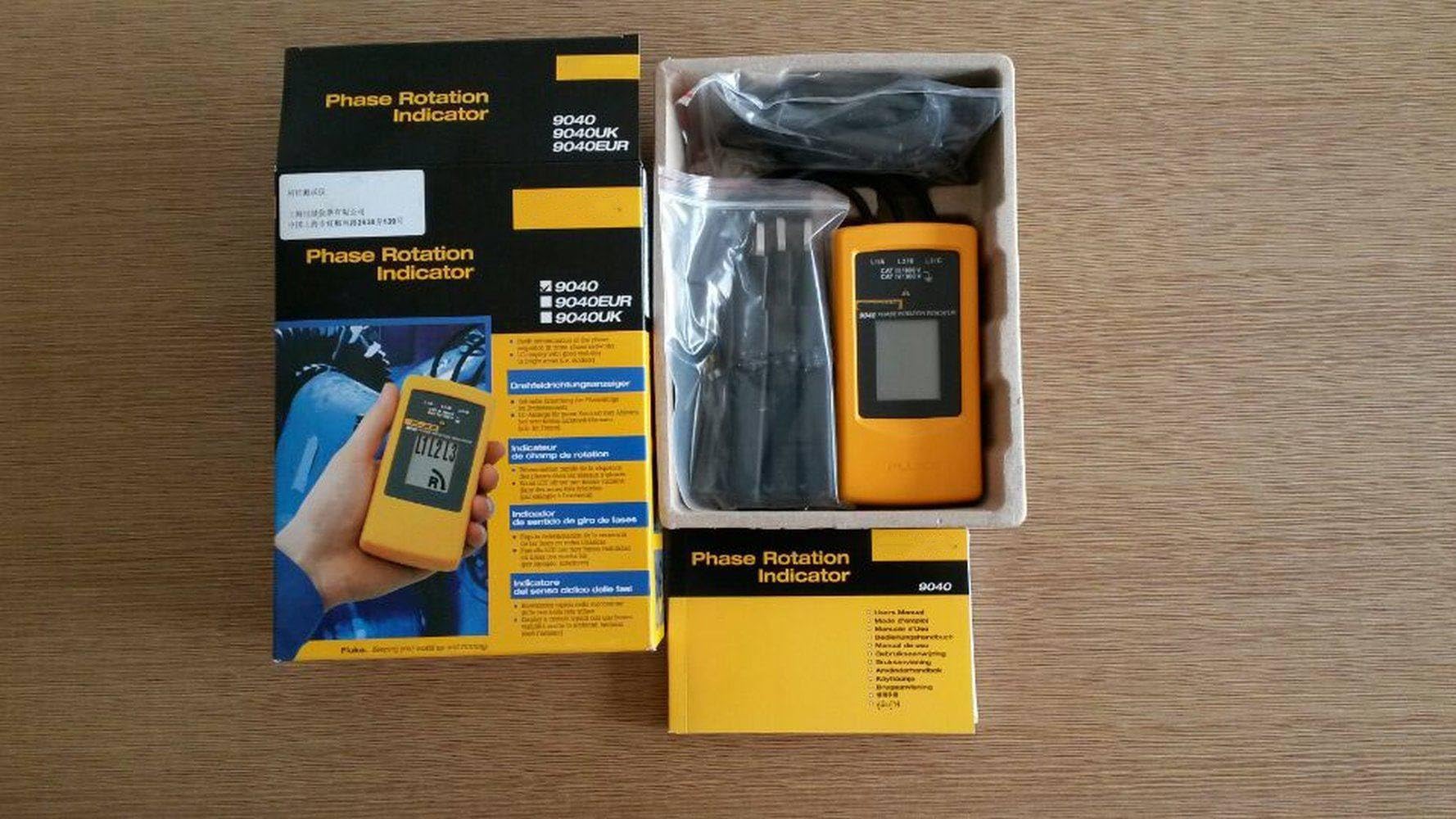 Tester miernik F9040 9040 3-fazowy wskaźnik obrotu napęd silnika 700 V