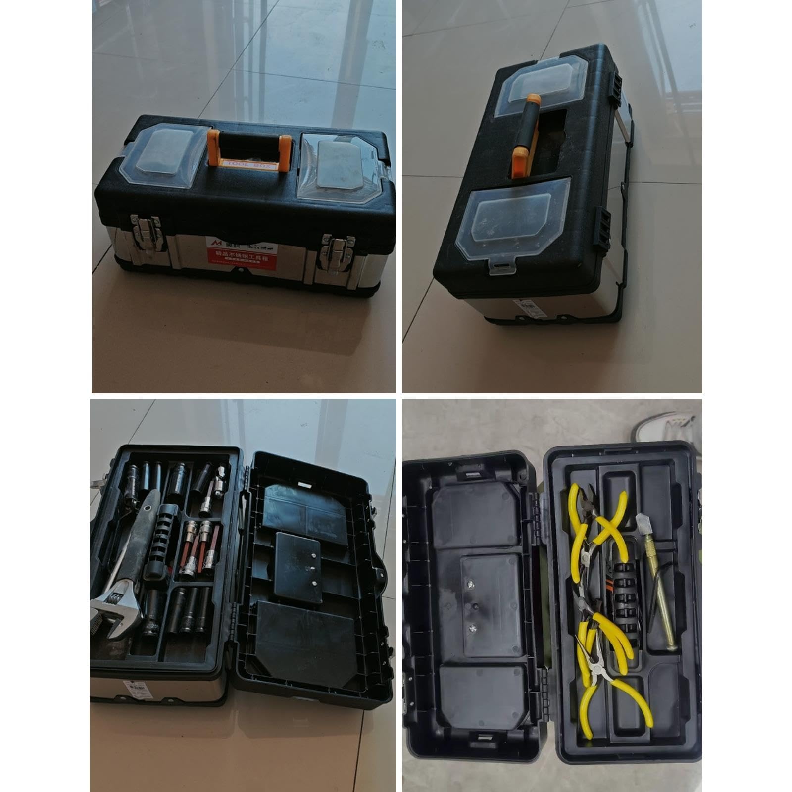Werkzeugkasten Werkzeugaufbewahrungsbox Vielseitiger Edelstahl