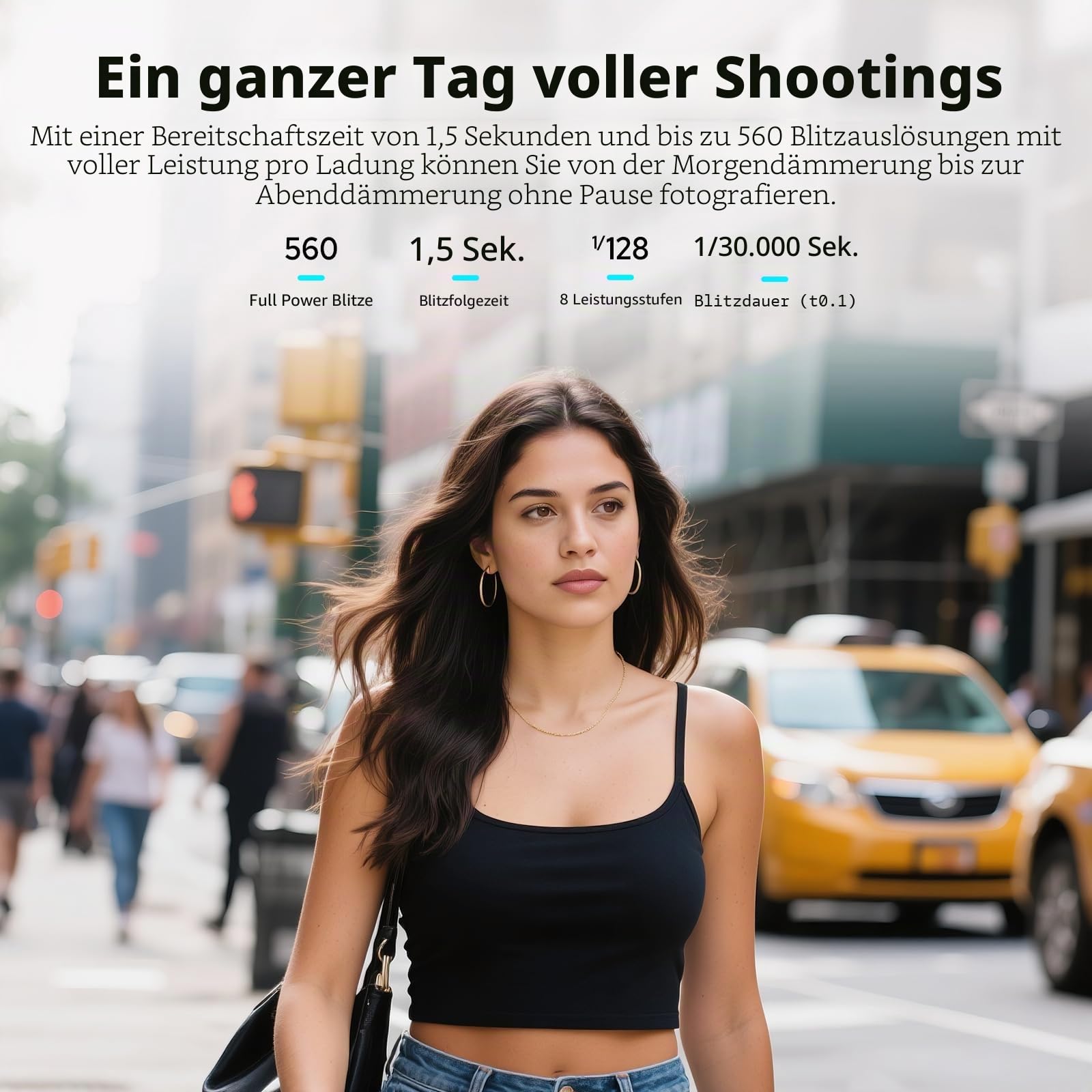 Godox IT30PRO-N Taschenblitz, kompatibel mit Nikon Z9, Z8, Z7II, Z6, ZFC, Touchscreen, Lithium-Akku, eingebauter Diffusor, USB-Aufladung, Schnellwechselschuh