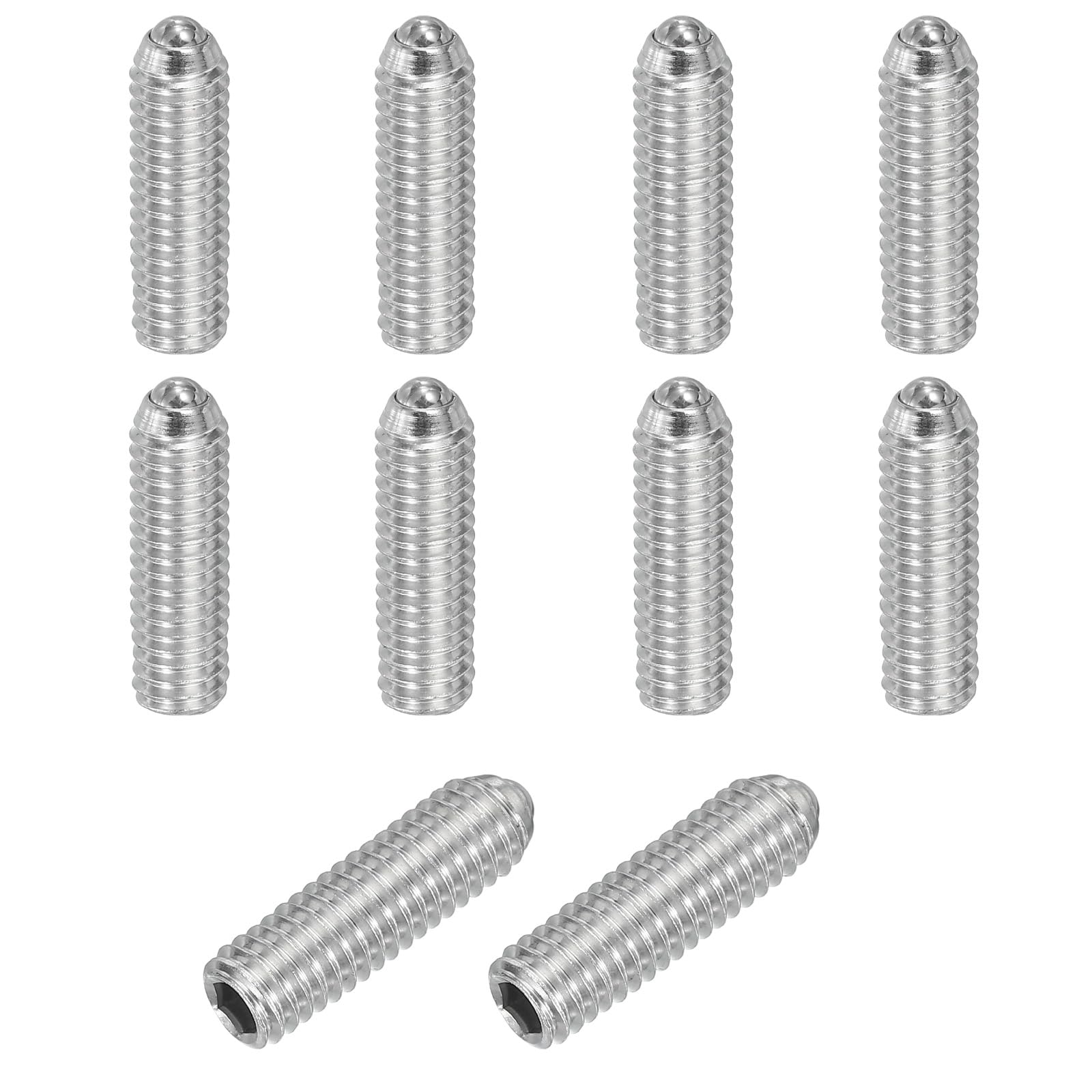 PATIKIL M6x20mm Ball Point Set Screws
