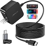 JSAUX 45W USB C Wall Charger for Steam Deck Charger with 10FT Cable, Type C PD 3.0 Fast Charger USB C Power Compatible with Steam Deck Switch/OLED, iPad, iPhone 17&16&15 Series, Samsung S25/S24/S23