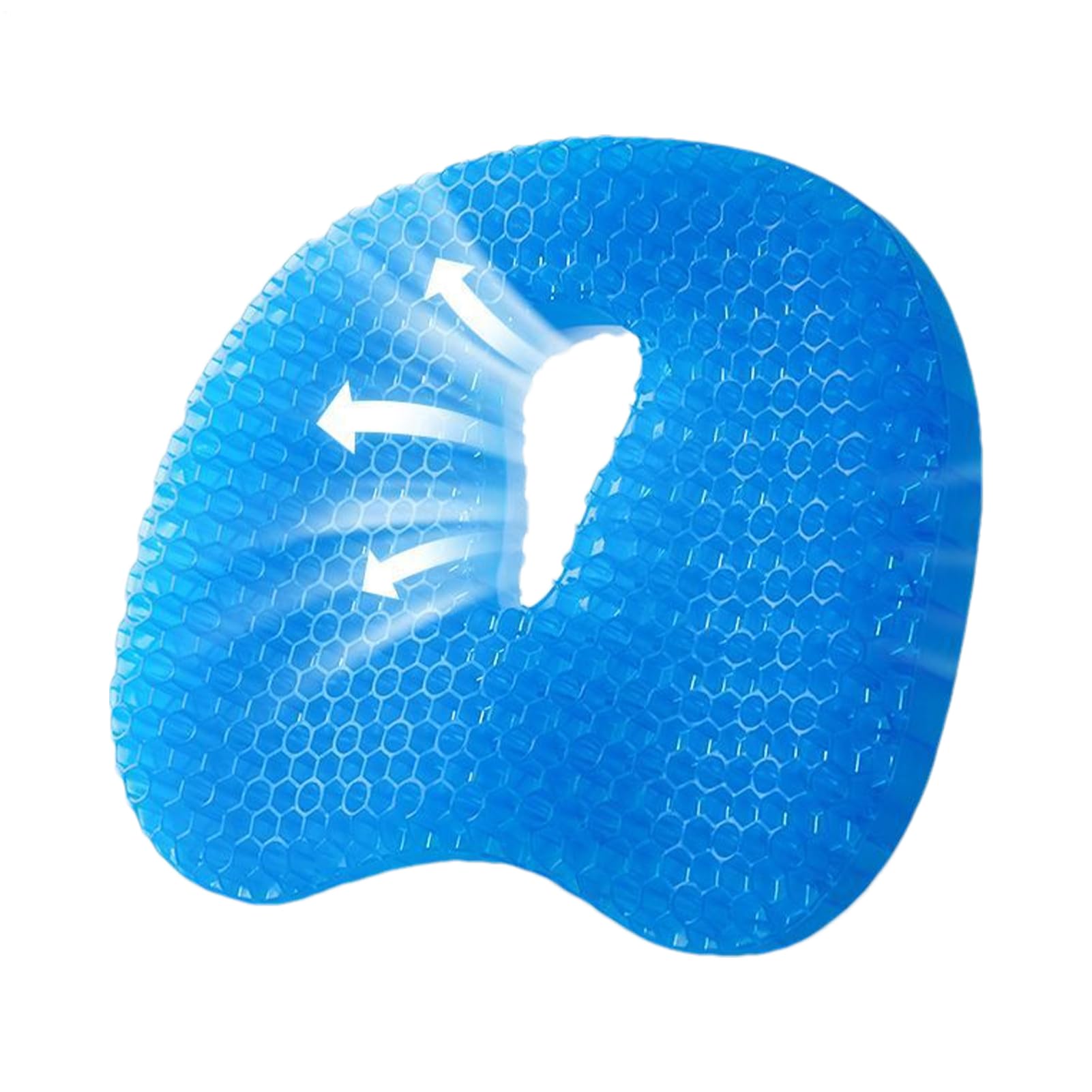 Cojín de Gel para Asiento – Suave, cómodo, Transpirable, de Almohadillas de Gel para Silla, Multifuncional, Lavable a máquina, Accesorio ergonómico para Sentarse Durante Mucho Tiempo en la