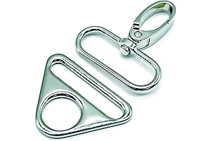 1.5 Inches Bag Hardware - 1 1/2 inch Lobster Clasp with Triangle...