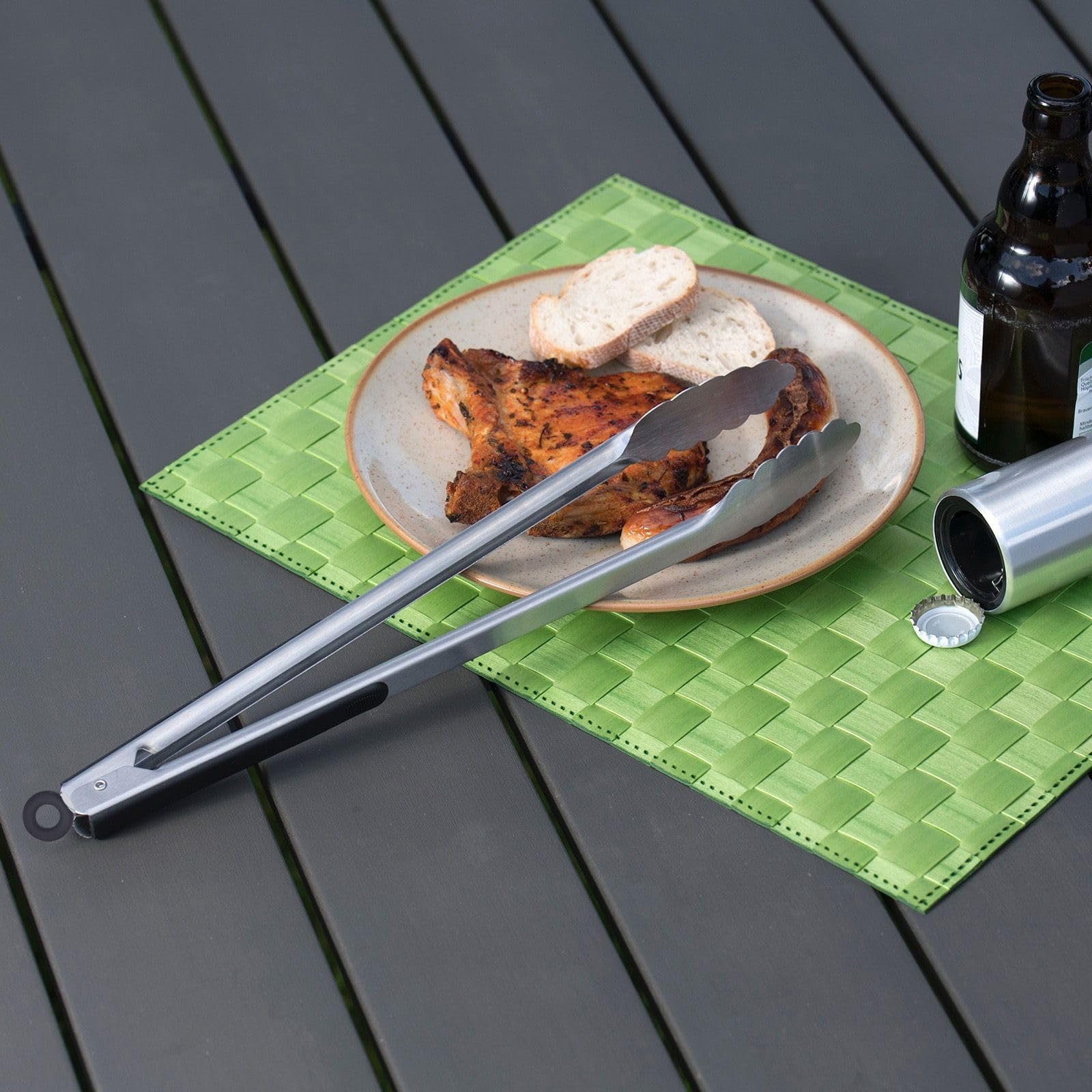 Westmark Pinza per insalata, Lunghezza: 22 cm, Acciaio inox, Greifling, Colore: Argento, 12772270