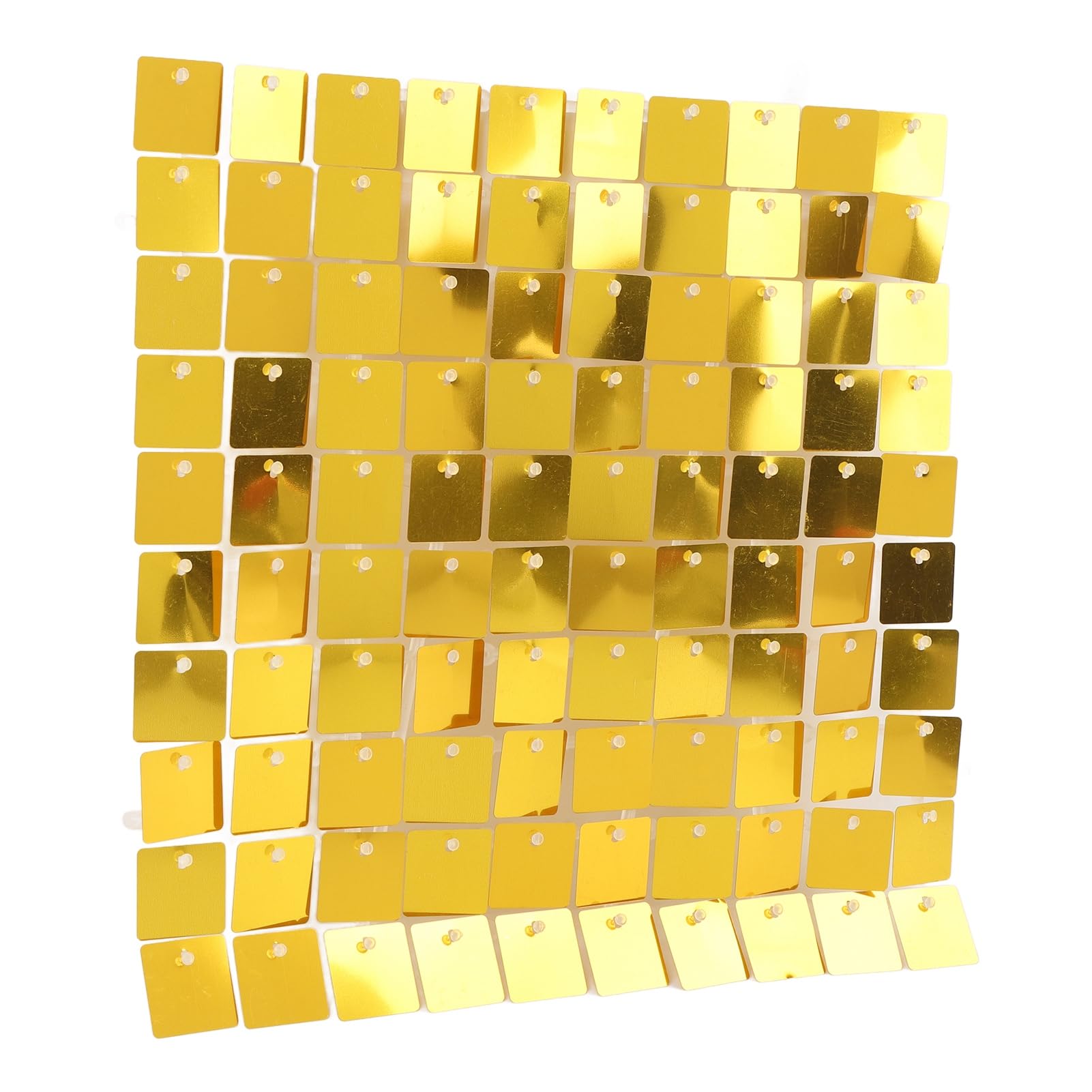 8 pannelli di sfondo con paillettes, sfondo da parete glitterato, per compleanni, matrimoni, feste, decorazione con resistenti allo sbiadimento, riutilizzabili (oro)