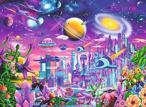 Miniatura 2 de Ravensburger Cosmic City - Rompecabezas de 200 piezas para niños a partir de 8 años
