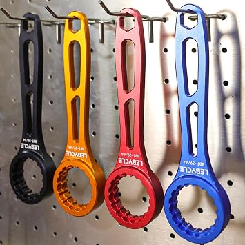 4in1 Bottom Bracket Tool for 16-Notch 39, 41, 44mm and 12-noth 46mm OD Threaded BB, Compatible with Shimano Hollowtech/XTR/Dura Ace/Ultegra, SRAM Truvativ, Campagolo and Many Other Brands