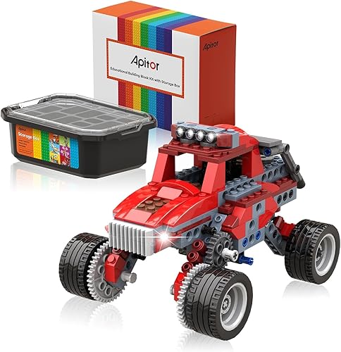 Miniatura 9 de Kits Robot E STEM - Incluye organizador de almacenamiento grande, juguetes de construcción eléctricos 14 en 1 con materiales de aprendizaje, kit