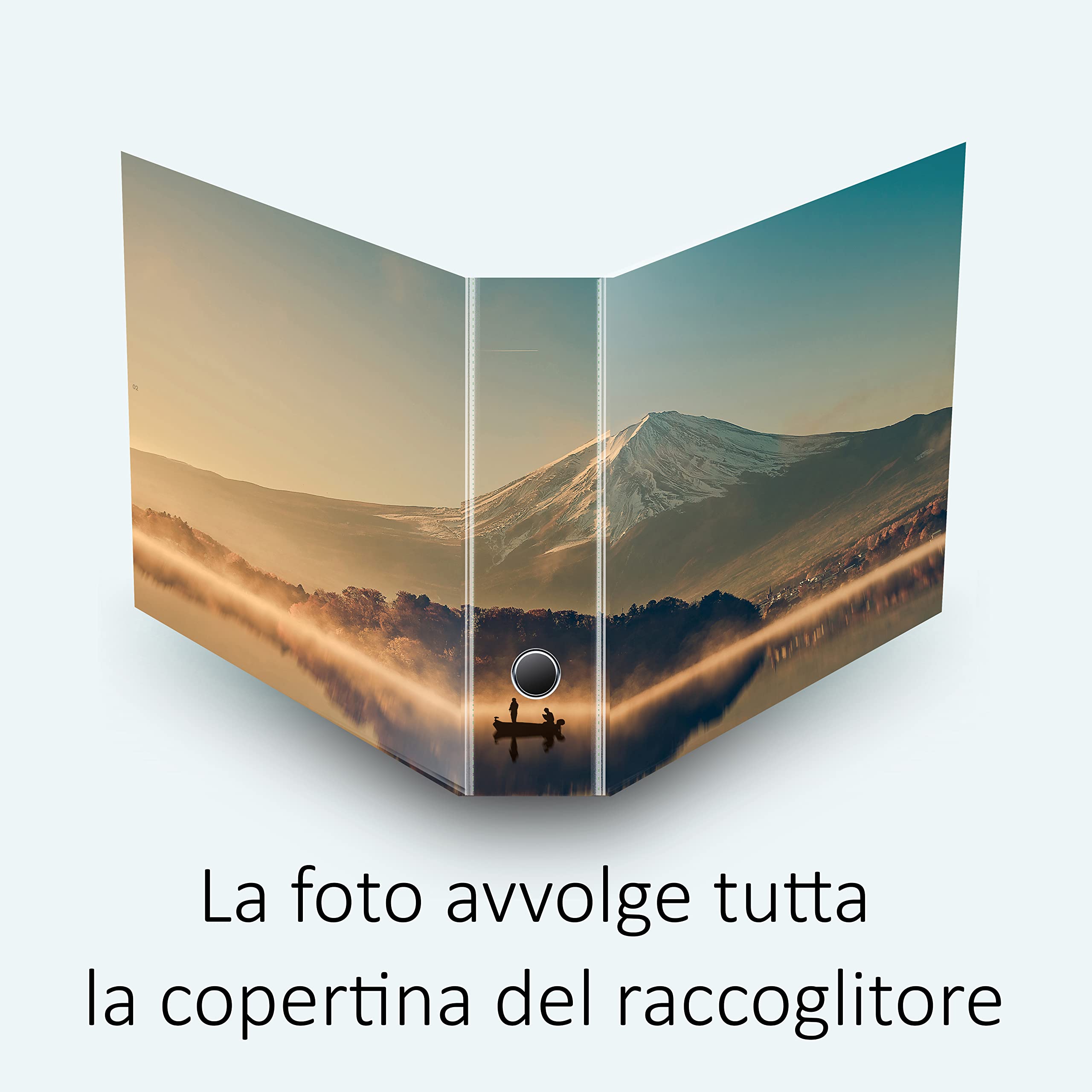 Set da 5 raccoglitori ad anelli - MONTE FUJI (H34 cm con 4 anelli)