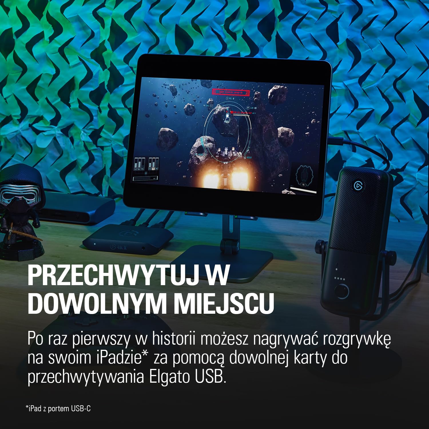 Elgato 4K X, karta przechwytująca do 4K144 | Ultraniska opóźnienie, PS5|Pro, Xbox Series X|S, Switch 2, OBS, HDMI 2.1, VRR, HDR10, USB 3.2, PC|Mac|iPad