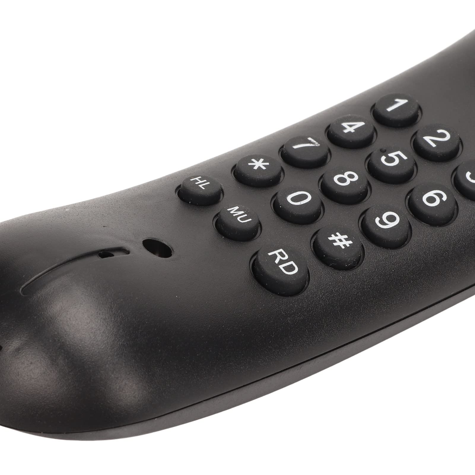 Telefono con filo, Telefono da parete per linea fissa, Telefono da parete con pulsanti grandi Telefoni fissi per casa Telefono retrò Suono chiaro Funzione di ricomposizione Funzione muto, per uffici