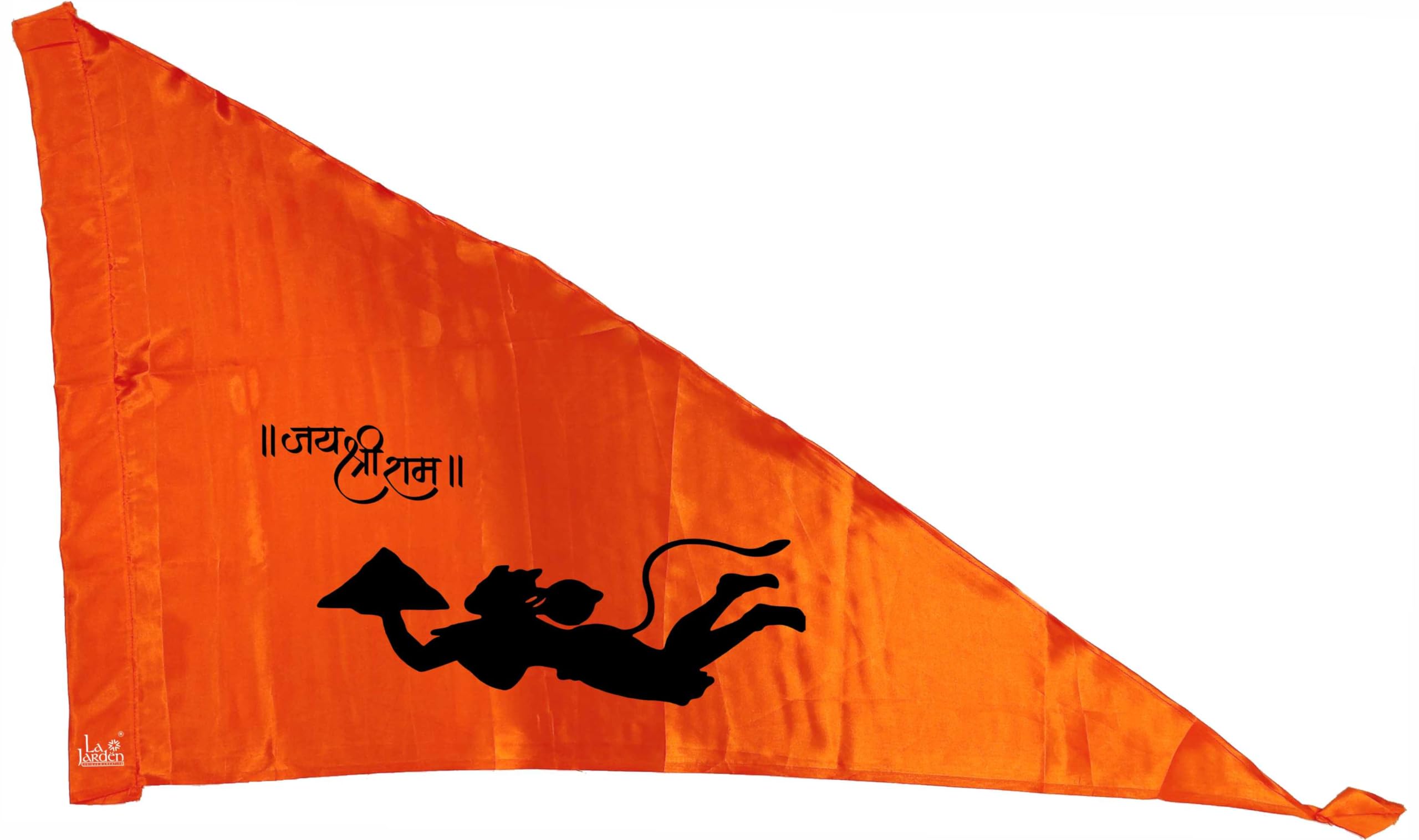 La Jarden? Bajrangbali Large Size 36x54 inches Jai Shree Ram Printed Bhgwa Dhwaj carrying mountain/Pataka Religious, Spiritual Celebration Purpose Orange color, Saffron flag, Temple flag (Pack of 1) (B0CRQKWD7Y) Amazon Price History, Amazon Price Tracker