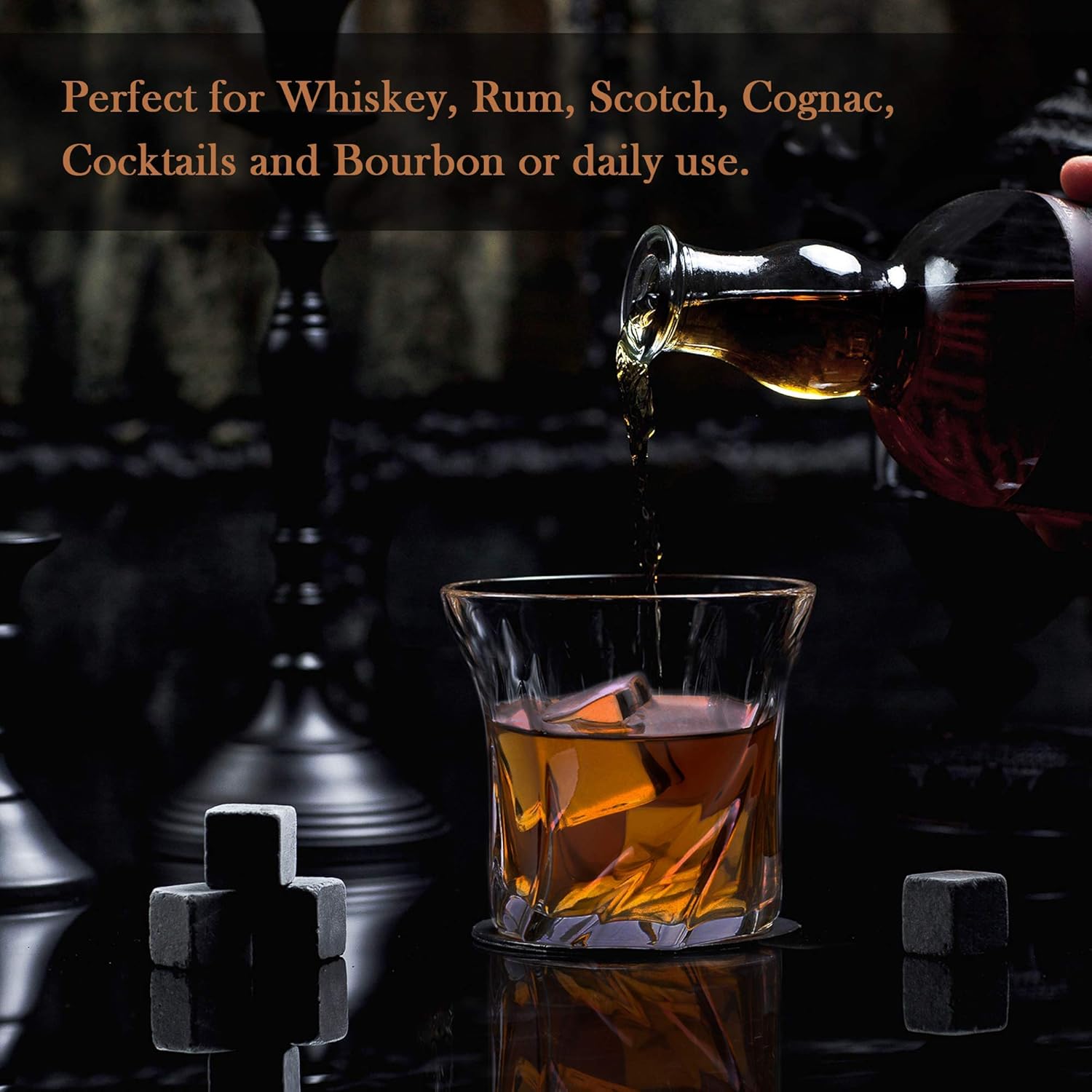 Buу 1 gеt 1 Whiskey Glass Set of 6, Daily Use Bar Drinking Glass Tumbler for Rum, Scotch, Whisky, Cognac, Cocktails and Bourbon, Large 10 ¼ oz Lead-Free Crystal Clear