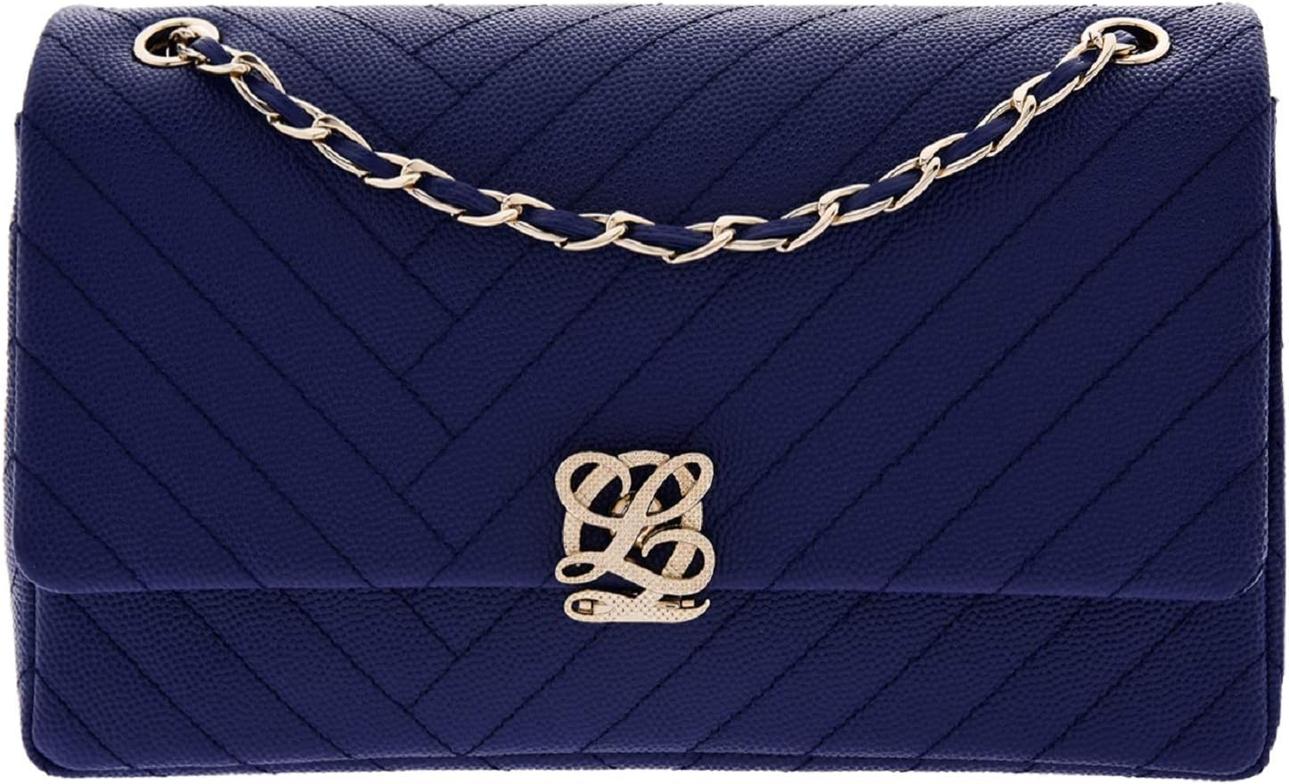LOUIS QUATORZE Line Quilted Leather Shoulder Bag for Women HL1CB22NA