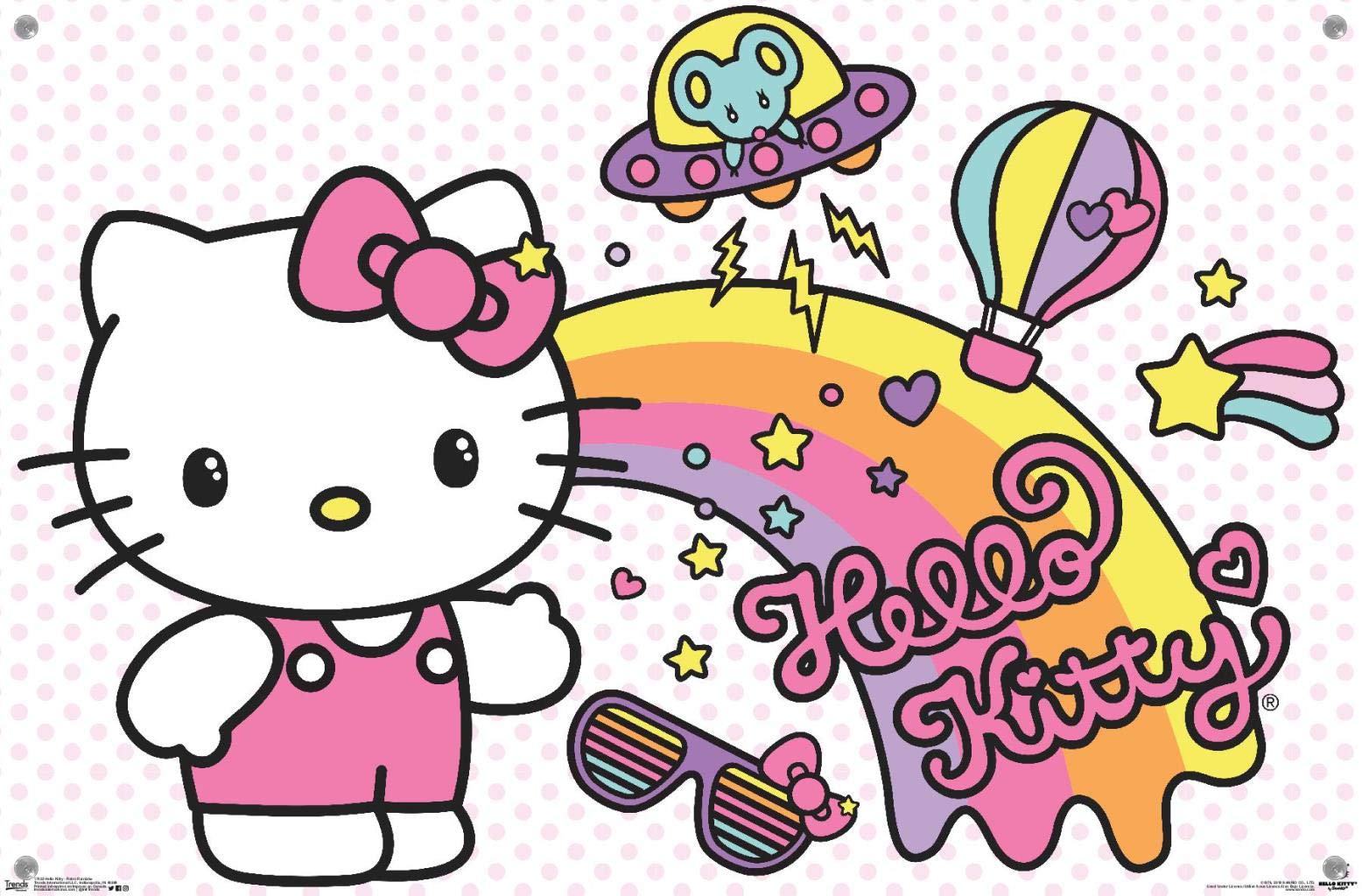 HelloKitty キティちゃん ポスター Amazon.co.jp: Trends International ハローキティ - キティ
